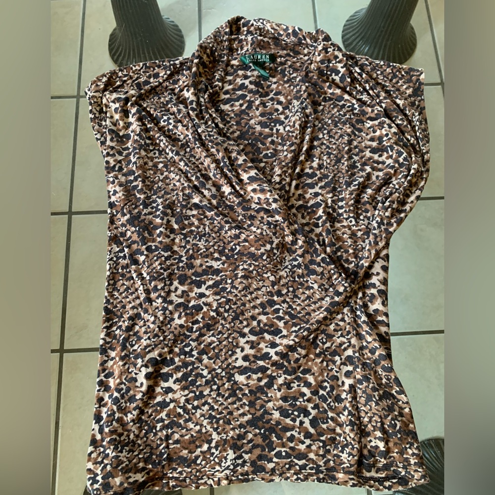 Lauren Ralph Lauren Leopard Blouse